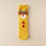 Women Christmas Warm Coral Velvet Socks_Cwms0335