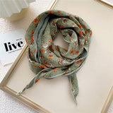 DOUBLE LAYERED DIAMOND PATTERN TWILLY SCARF_CWASC0854