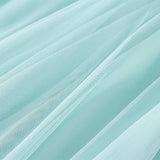 HIGH WAIST TULLE A LINE PLEATED MIDI SKIRT_CWBMS0378