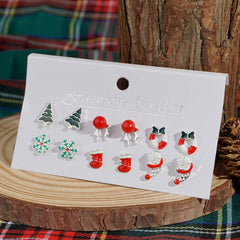 FASHION CHRISTMAS GIFT CARTOON CHRISTMAS EARRINGS_CWMM2620