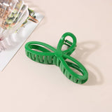 5 12 GLOSSY RESIN BOW HAIR CLAW CLIPS FOR WOMEN_CWAHA0486