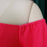 Trumpet Sleeve Hip-Hugging Tight Fashion Dress_Cwdsd6139