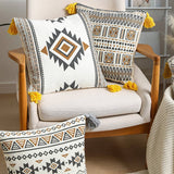 BOHEMIAN STYLE GEOMETRIC PILLOW COVER_CWMM0863