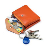 MINI LEATHER RETRO OIL WAX LEATHER WALLET CARD BAG_CWAB3880