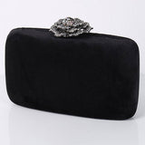 FASHION FLOWER DIAMOND SHOULDER BAG CLUTCH BAG_CWAB0601