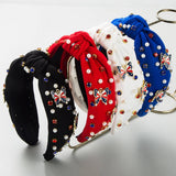 CREATIVE AMERICAN FLAG DIAMOND HEADBAND_CWAHA1254
