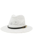 BLACK BELT CASUAL TRENDY WEAVE STRAW HAT_CWAH077 B20322