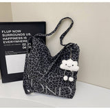 Leopard Print Large-Capacity Single-Shoulder Bag