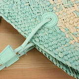 FRESH GRADIENT BLUE HANDWOVEN STRAW BAG_CWAB2033