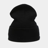 SOLID COLOR KNITTED HAT WITH CUFFS_CWAH1578