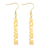 STAINLESS STEEL 12 CONSTELLATION LETTER PENDANT_CWMM2725