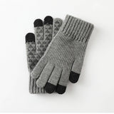 Winter Mens Rubber Touch Screen Gloves_Cwmm1487