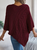 Casual Solid Color Twist Pongee Sweater Coat