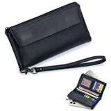 FASHIONABLE AND VERSATILE SOFT LEATHER LONG WALLET_CWAB3796