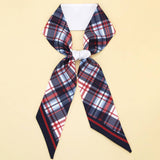 SILKY BOWKNOT SCARF WITH FLORAL LETTER DESIGN_CWASC0087