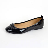 FLAT BOTTOM SOFT LEATHER BOW CASUAL WOMEN SHOES_CWSHF0021