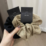 TEMPERAMENT HOLLOW SOLID COLOR SCRUNCHIE_CWAHA1723