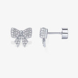 ELEGANT FLOWER ZIRCON 18K GOLD STUD EARRINGS_CWAJE5072