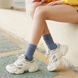 AUTUMN AND WINTER RETRO MID CALF SOCKS_CWMS0986