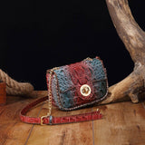 Women Multi-Color Crocodile Pattern Shoulder Bag_Cwab2596