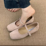 HIDDEN WEDGE SQUARE TOE FLAT LOAFERS FOR WOMEN_CWSHF0058