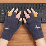 Cartoon Cold-Proof Plush Knitted Gloves_Cwag0124