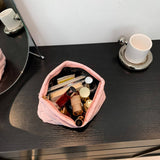 Winter Simple Flower Cotton Cosmetic Bag_Cwab4401