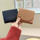New Solid Color 3-Fold Wallet With Flip Cover_Cwab06253