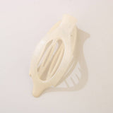 Glossy Matte Oval Hair Clip-Large Duckbill Style_Cwaha07479