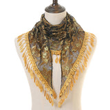 Fashionable Thin Lace Colored Scarf Veil_Cwmm2003