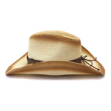 OUTDOOR BEACH SUN HAT WESTERN COWBOY STRAW HAT_CWAH1254