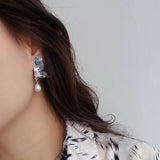 SUPER FAIRY CRYSTAL BUTTERFLY EARRINGS_CWAJE2183