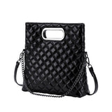 CLASSIC DIAMOND FOLDING SQUARE BUCKLE SHOULDER BAG_CWAB2954