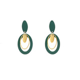 SIMPLE GEOMETRIC OVAL HOLLOW EARRINGS_CWAJE1867