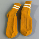 2 STRIPE COTTON MID SOCKS FOR WOMEN WHOLESALE_CWMS070