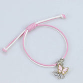SIMPLE BUTTERFLY DECORATIVE WOVEN BRACELET_CWAJE0730