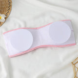 Womens Bandeau Bikini Sexy Solid Color Swimwear