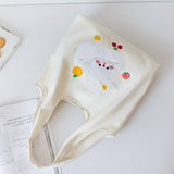 LARGE EMBROIDERED CANVAS SHOULDER BAG FOR STUDENTS_CWAB5628