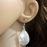 FASHION NATURAL SHELL SERIES WATER DROP EARRINGS_CWMM4264