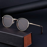 RETRO ROUND FRAME STEAMPUNK SUNGLASSES_CWASG0712