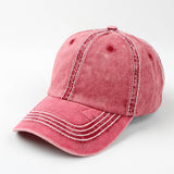 SPRING COTTON COLOR BLOCK BASEBALL CAP CWAH1144