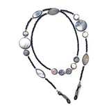 BEADED SHELL GLASS RICE BEADS GLASSES LANYARD_CWMM1171