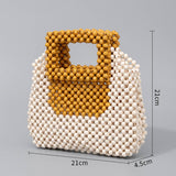 HANDWOVEN WOODEN BEAD TOTE BAG_CWAB2006