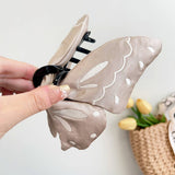 Sweet Butterfly Hair Claw Clip Fashion Accessory_Cwaha07372