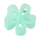 Matte Acrylic Flower Hair Claw Clip For Women_Cwaha07298