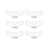 METALLIC FRECKLE FACE TATTOO STICKERS GOLD SILVER_CWMM8364
