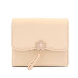 Minimalist Floral Pendant Trifold Wallet_Cwab06238