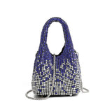 LADIES GRADIENT RHINESTONE PORTABLE EVENING BAG_CWAB3584