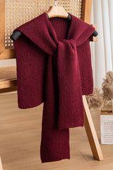 Cwasc2726_Autumn And Winter Striped Wool Neck Shawl