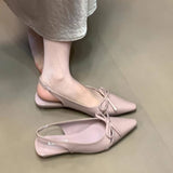 BOW CLOSED TOE SANDALS FOR WOMEN_CWSHF0100